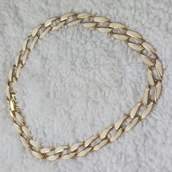 NAPIER GOLD/WHITE CHAIN - Picture 1 of 4